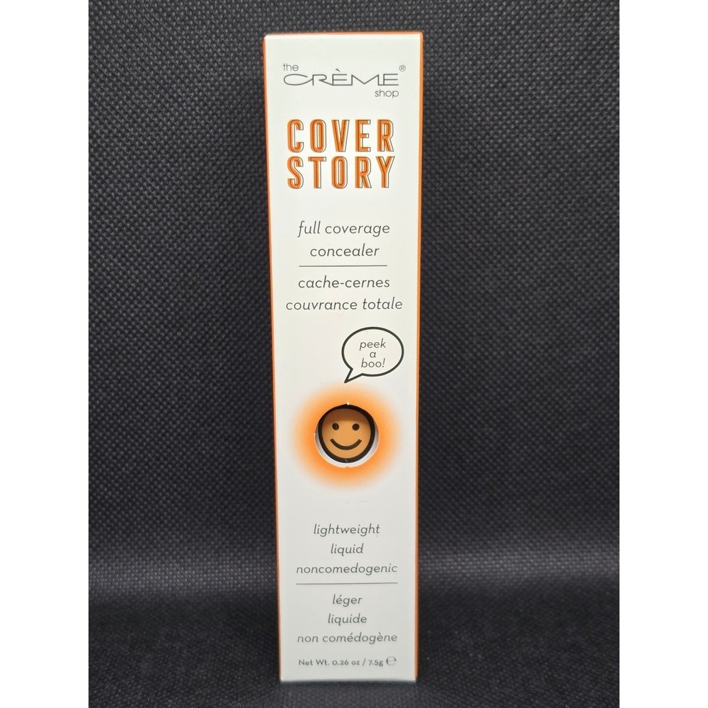 The Creme Shop Cover Story Full Coverage Concealer Lightweight Tan Liquid 0.26oz
